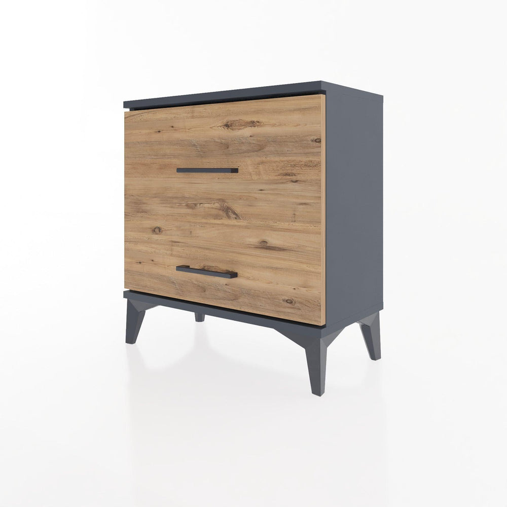 Woodntry Modular Nightstand Anthracite 60x30x52 cm Drawer C13-2