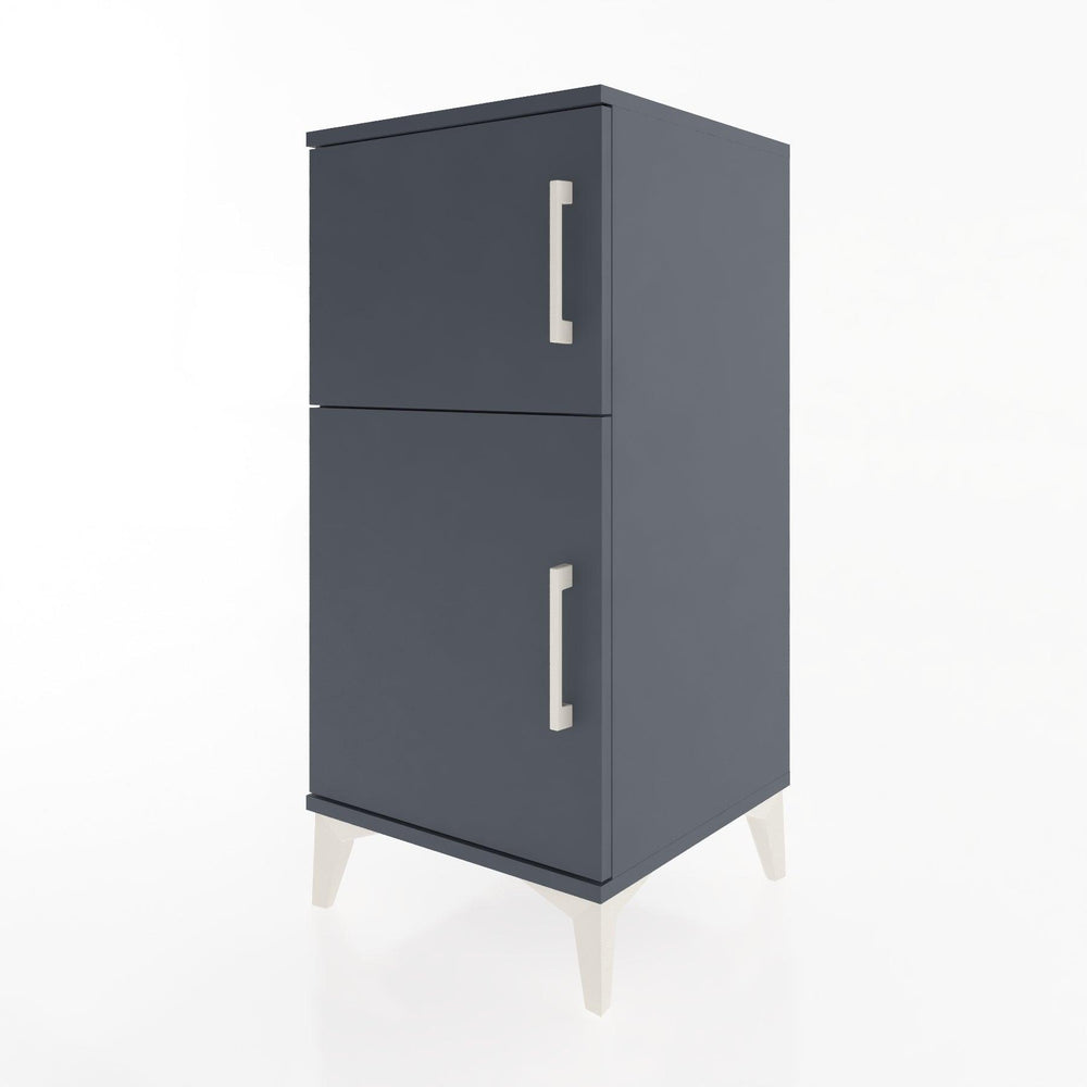 Woodntry Modular Nightstand Anthracite 44x44x84 cm Lidded K36-2