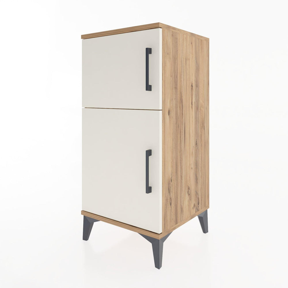 Woodntry Modular Nightstand Pine 44x44x84 cm With Cover K36-3