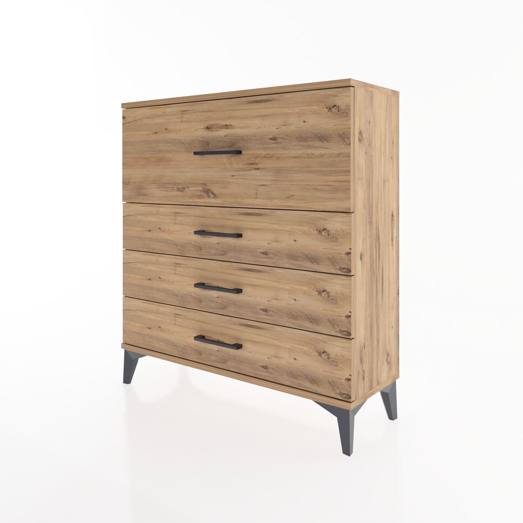 Woodntry Modular Dresser Pine 88x30x84 cm Drawer C14-3