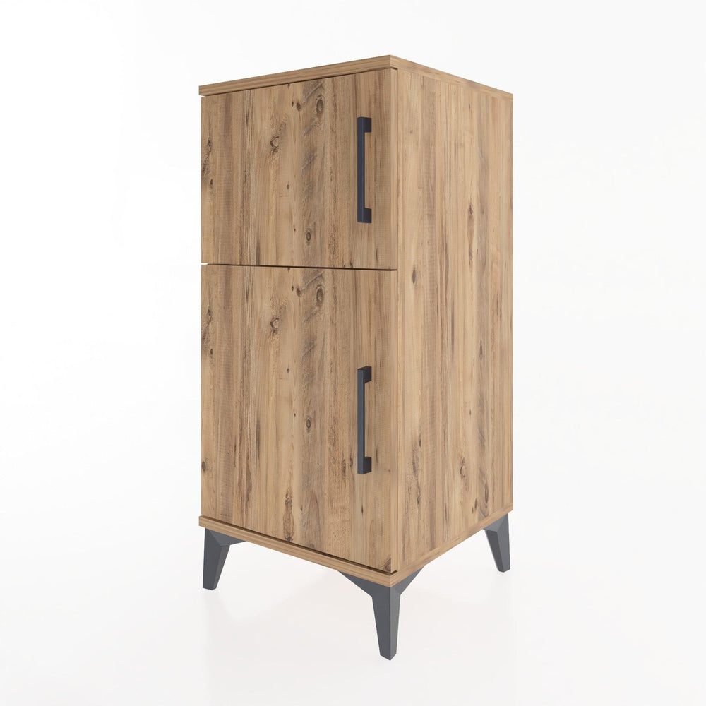 Woodntry Modular Nightstand Pine 44x44x84 cm With Cover K36-3