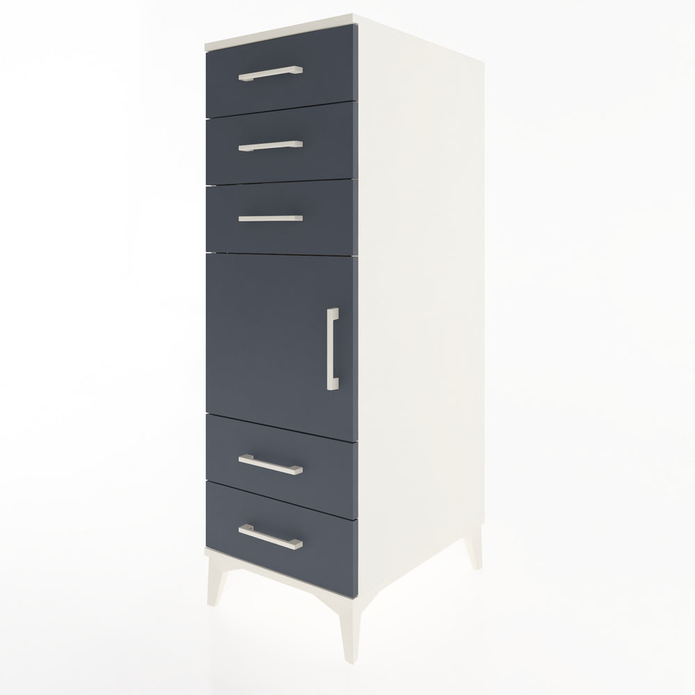 Woodntry Modular Cabinet Moonstone 44x59x122 cm with Doors and Drawers KC65-1