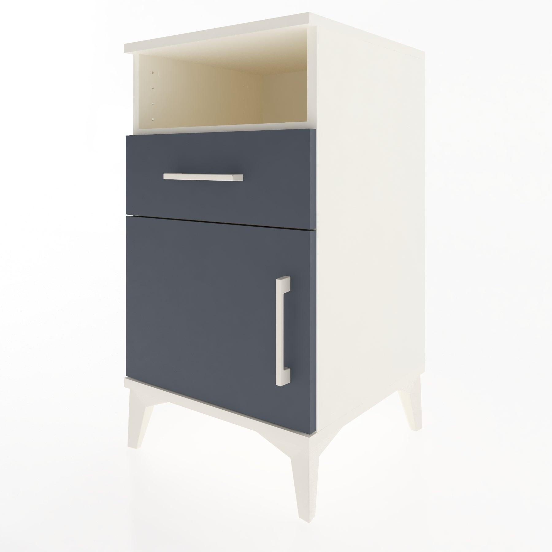 Woodntry Modular Nightstand Moonstone 44x44x68 cm Functional F15-1