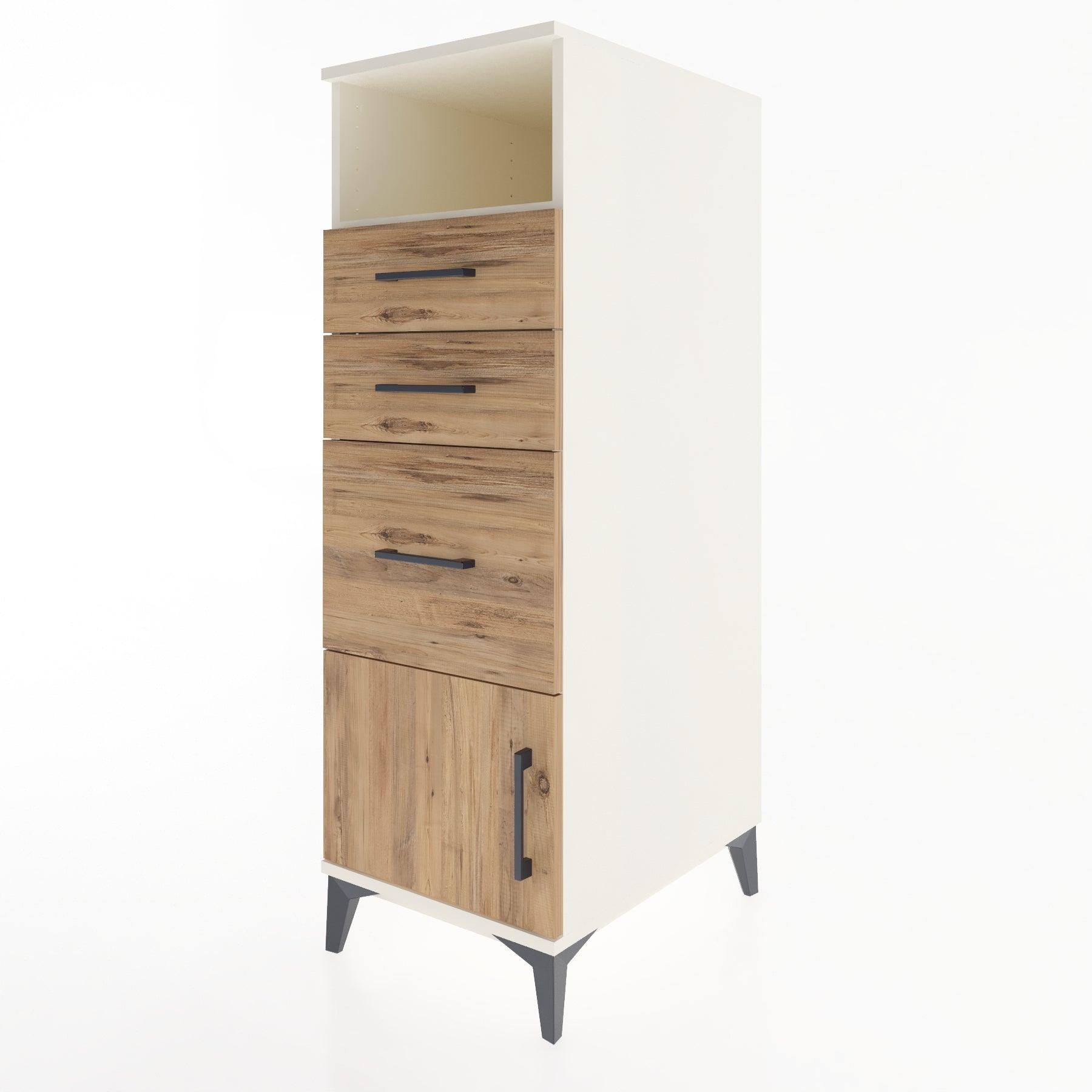 Woodntry Modular Cabinet Moonstone 44x59x122 cm Functional F115-1