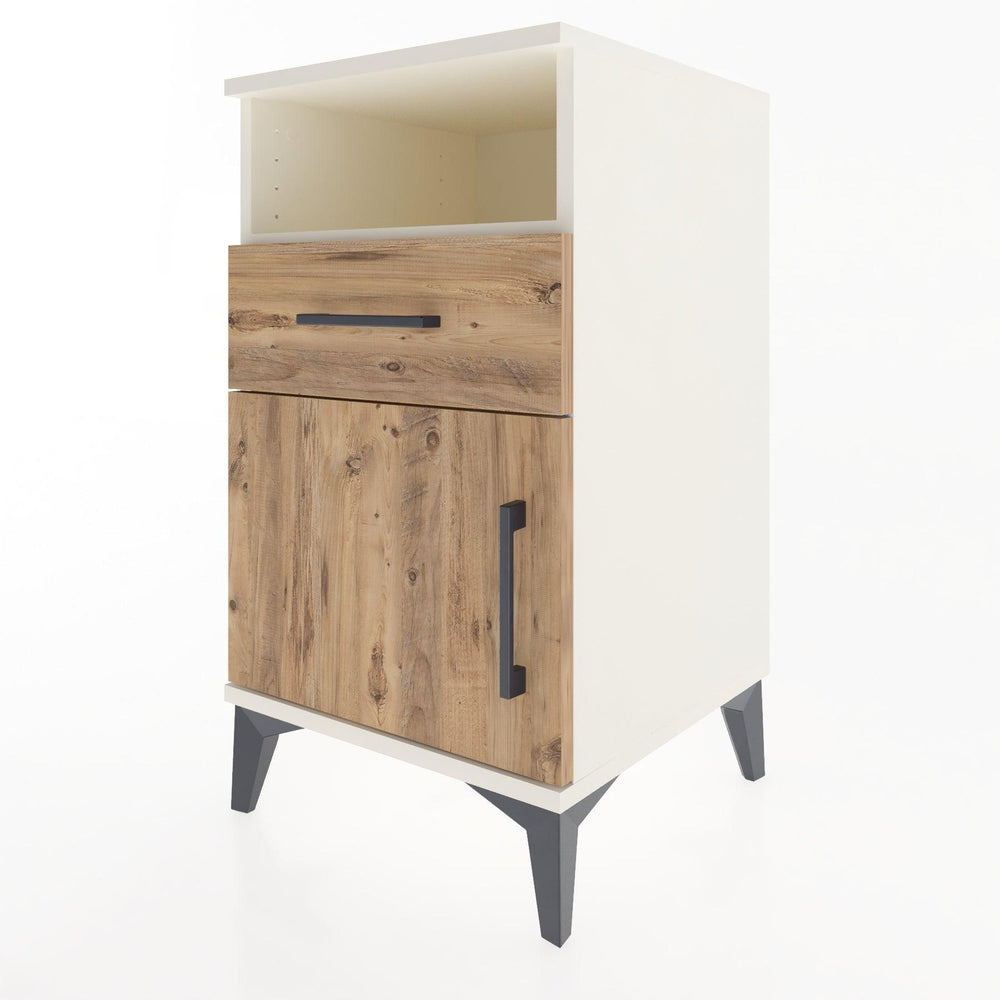 Woodntry Modüler Komodin Aytaşı 44x44x68 cm Fonksiyonel F15-1