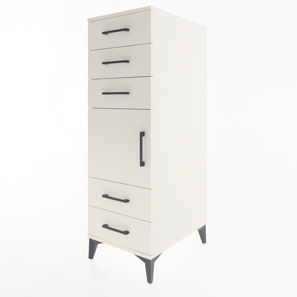 Woodntry Modular Cabinet Moonstone 44x59x122 cm with Doors and Drawers KC65-1