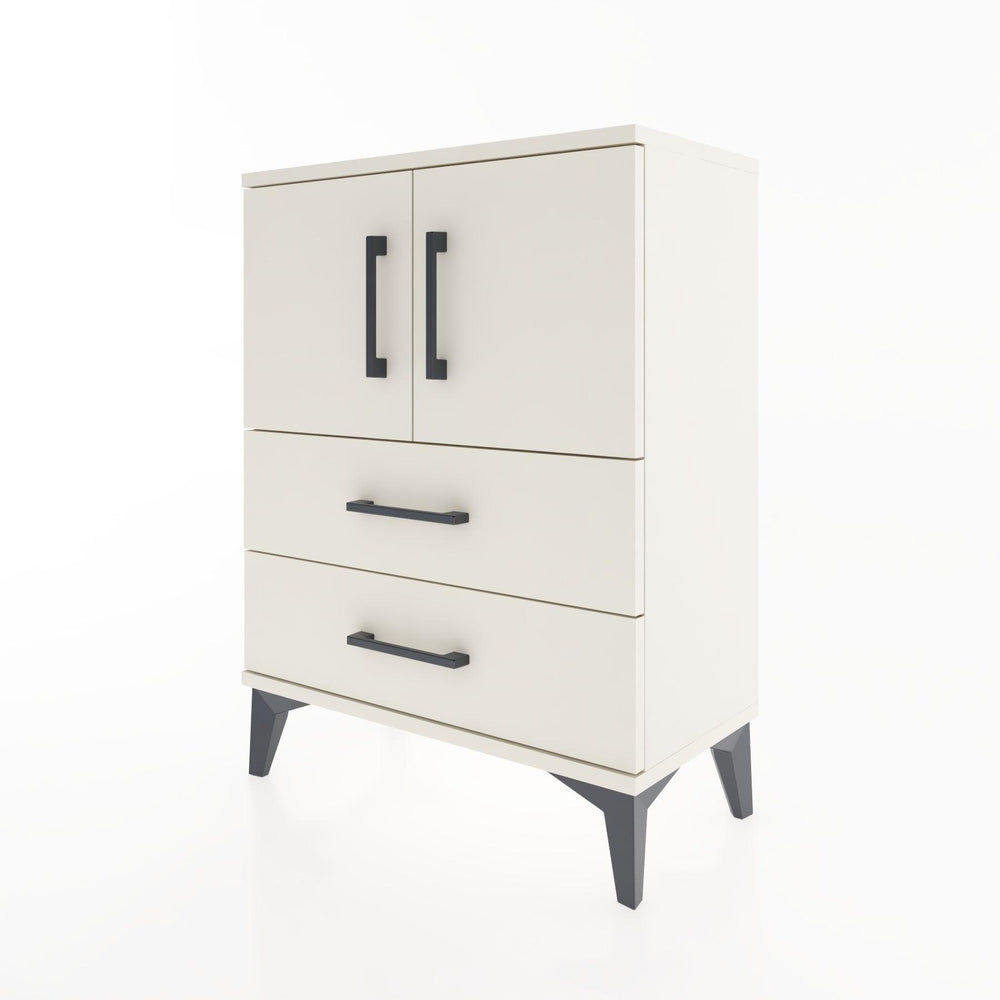 Woodntry Modular Nightstand Moonstone 60x30x68 cm with Cover and Drawer KC15-1