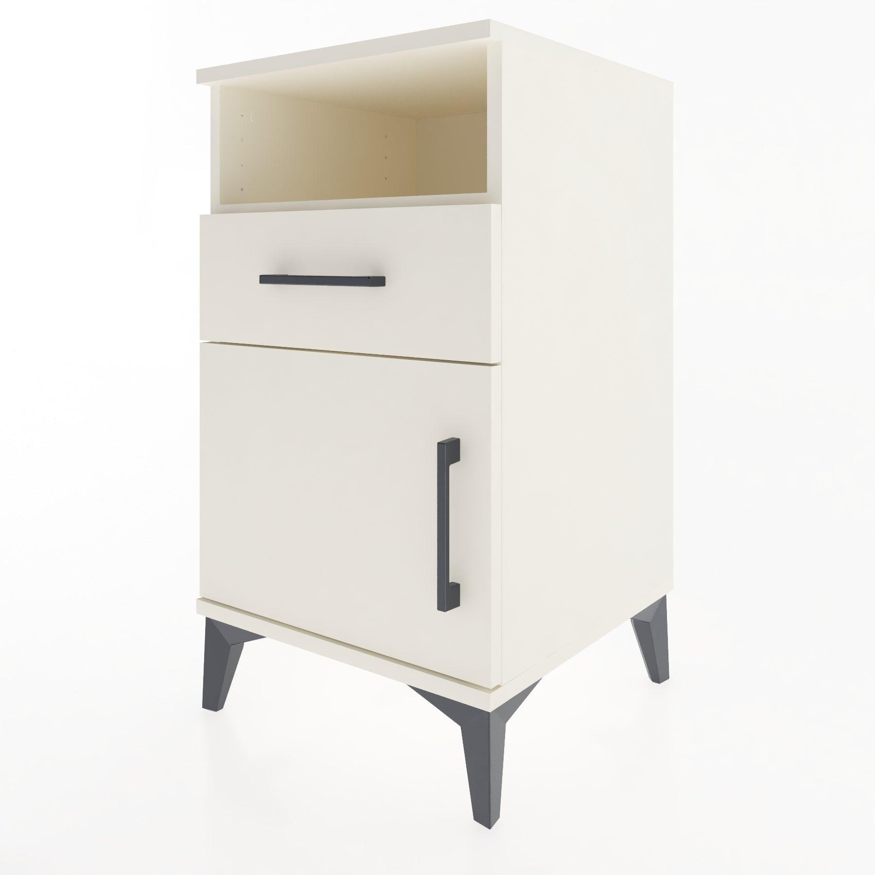 Woodntry Modular Nightstand Moonstone 44x44x68 cm Functional F15-1