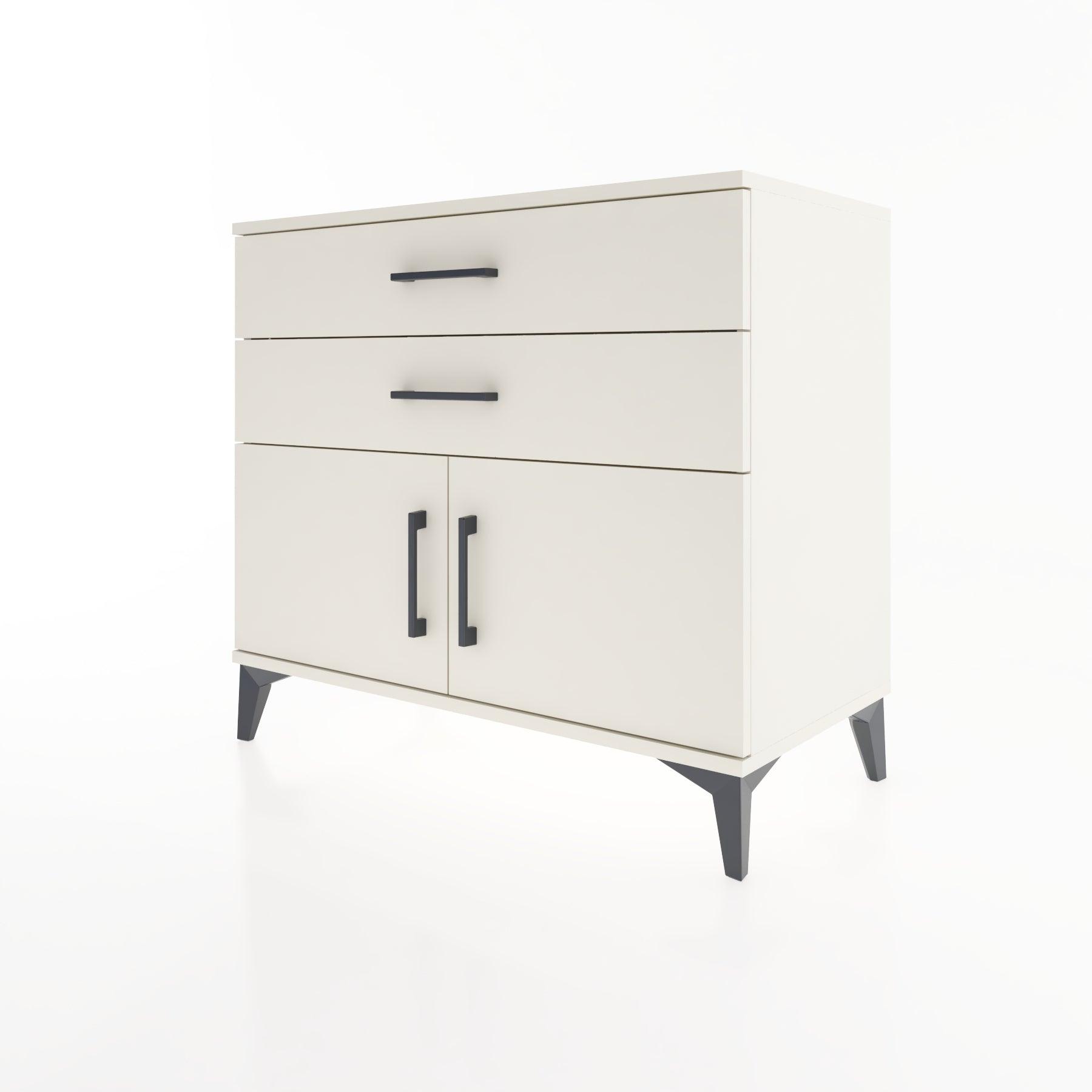 Woodntry Modüler Şifonyer Aytaşı 88x44x68 cm Kapaklı ve Çekmeceli KC15-1