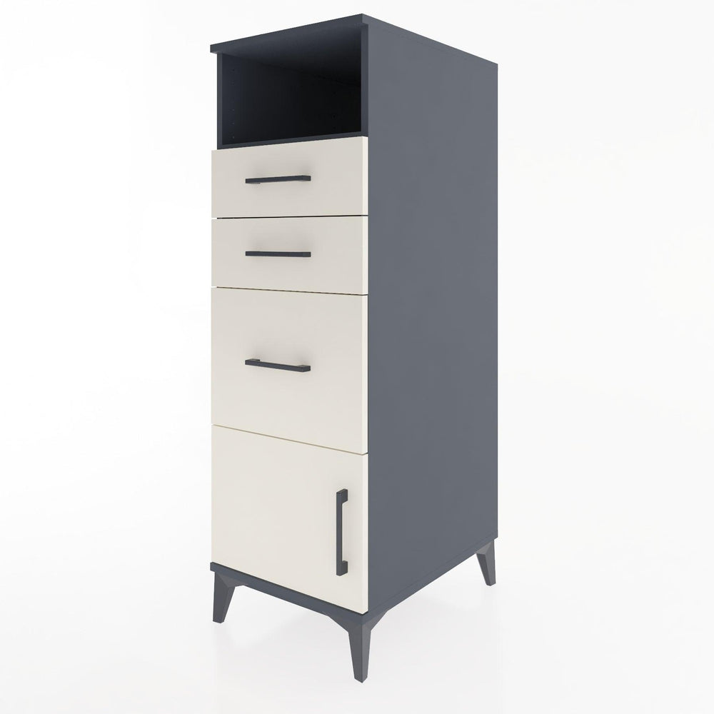 Woodntry Modular Cabinet Anthracite 44x30x122 cm Functional F115-2