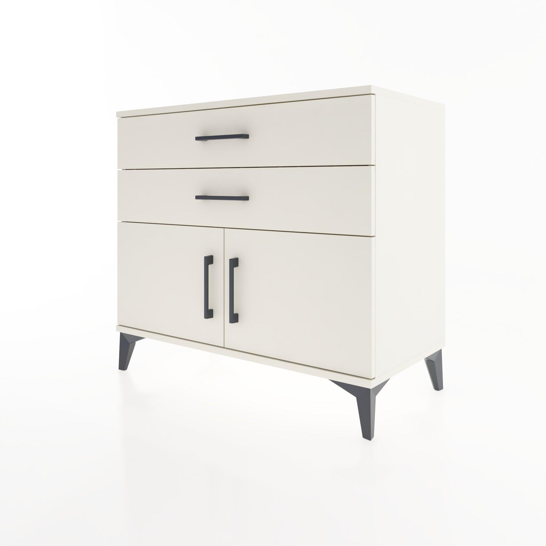 Woodntry Modüler Şifonyer Aytaşı 88x44x68 cm Kapaklı ve Çekmeceli KC16-1