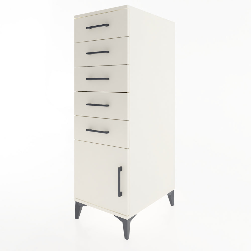 Woodntry Modular Cabinet Moonstone 44x59x122 cm with Doors and Drawers KC66-1