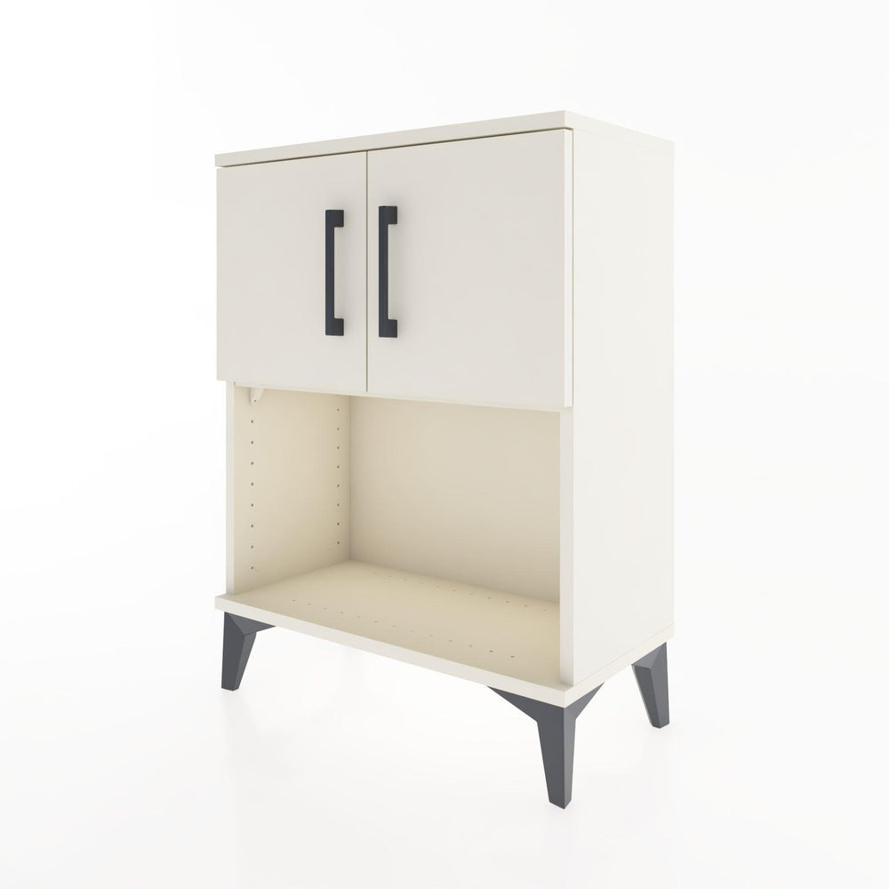 Woodntry Modular Nightstand Moonstone 60x30x68 cm with Cover and Shelf KR16-1