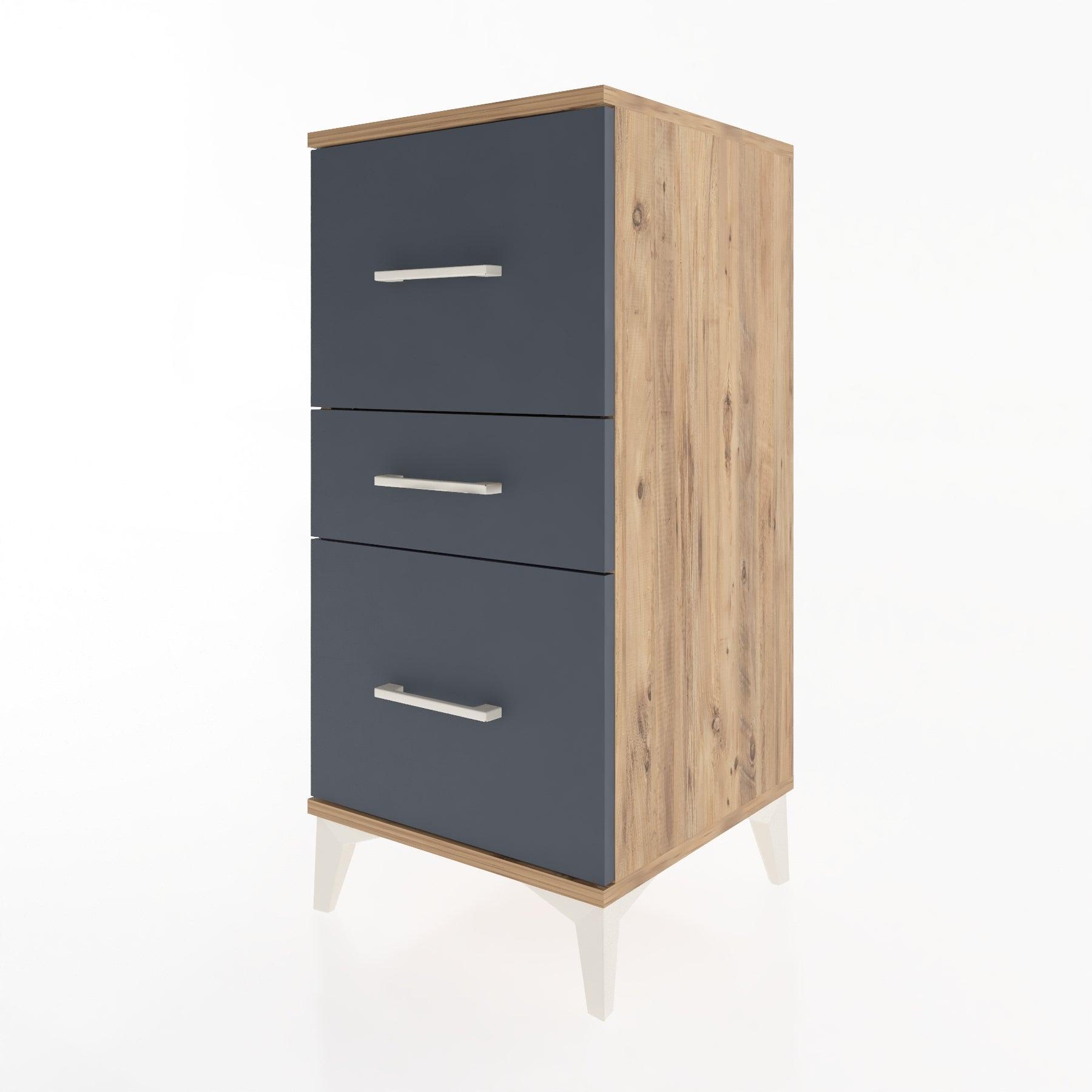 Woodntry Modular Nightstand Pine 44x44x84 cm Drawer C16-3