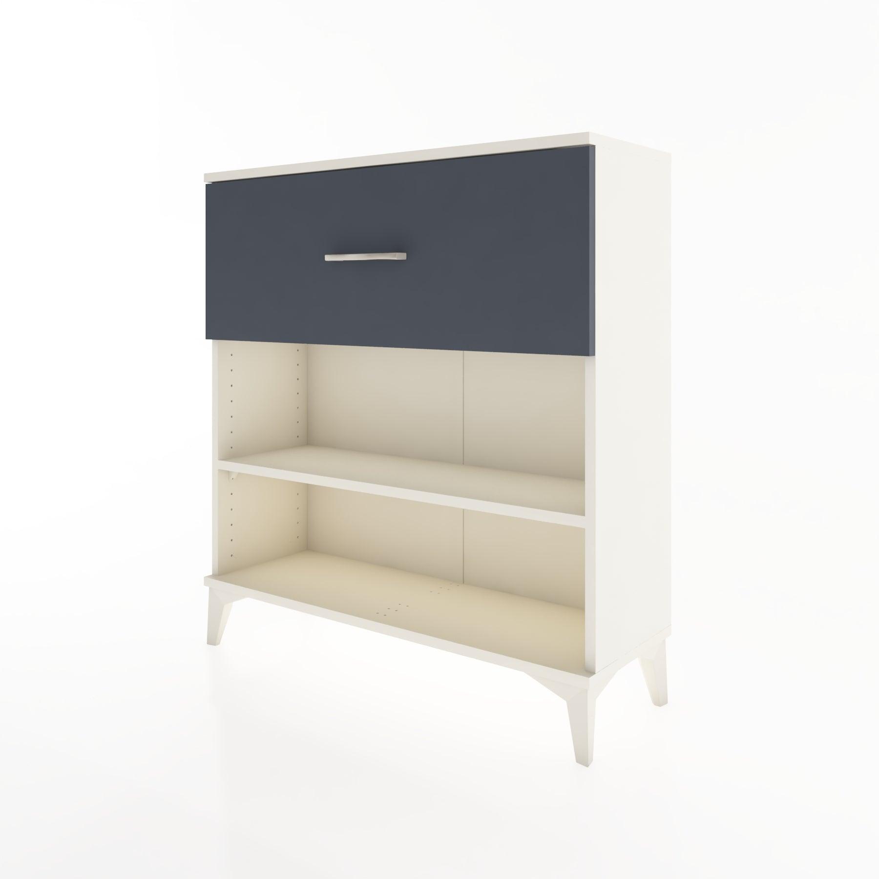 Woodntry Modular Dresser Moonstone 88x30x84 cm with Drawers and Shelves CR17-1