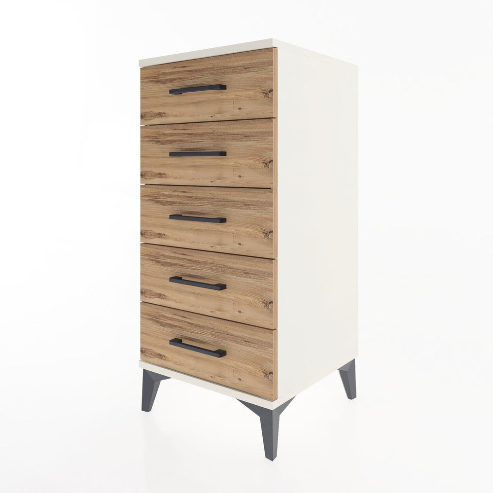 Woodntry Modular Nightstand Moonstone 44x44x84 cm Drawer C17-1