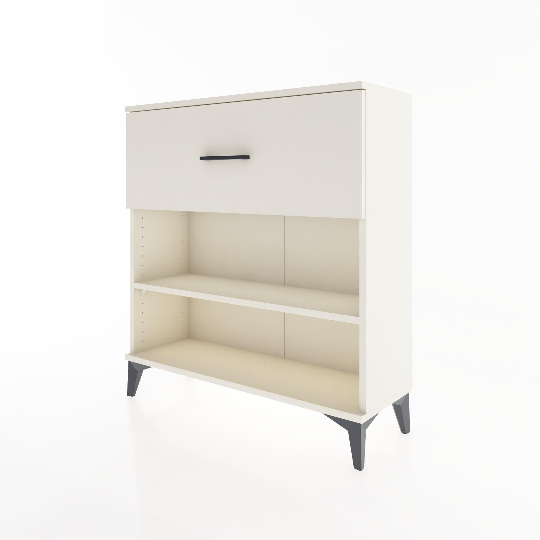 Woodntry Modular Dresser Moonstone 88x30x84 cm with Drawers and Shelves CR17-1