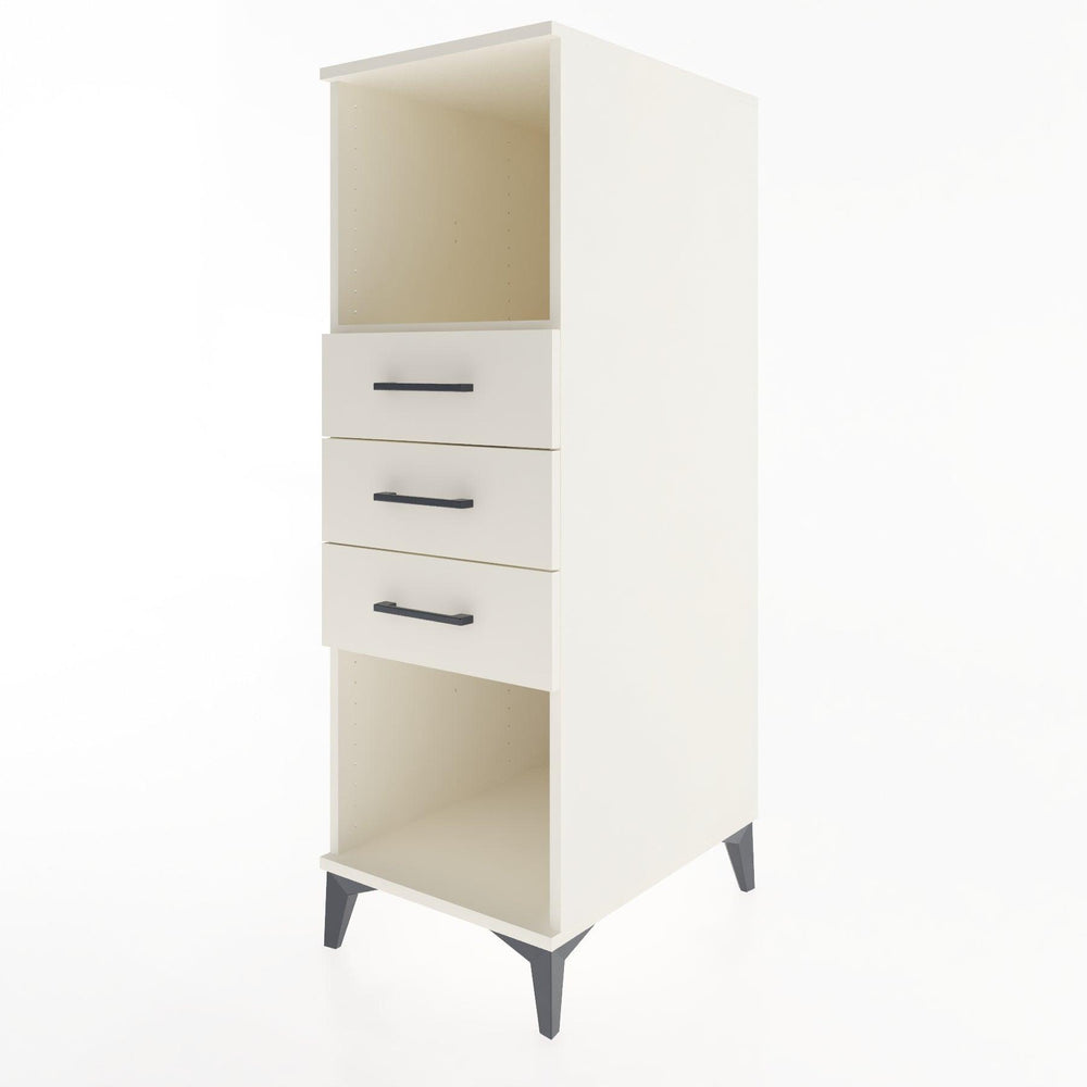 Woodntry Modüler Dolap Aytaşı 44x30x122 cm Çekmeceli ve Raflı CR117-1
