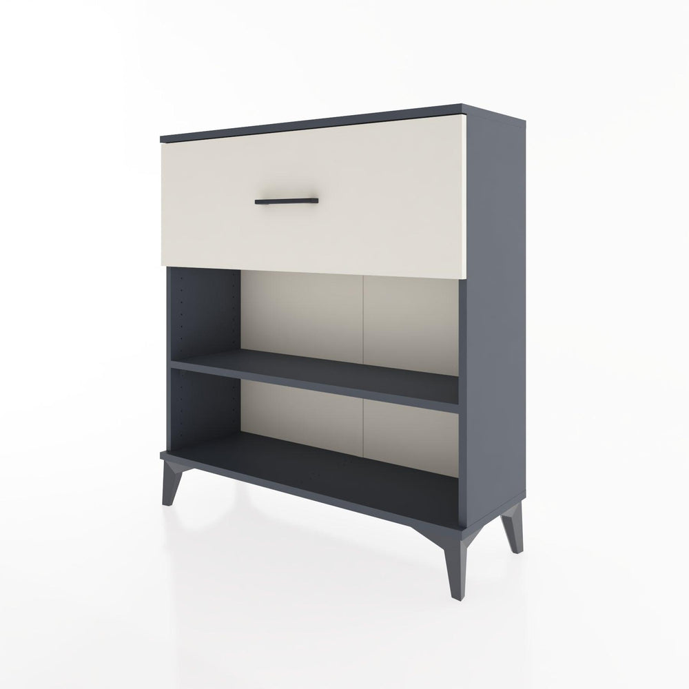 Woodntry Modular Dresser Anthracite 88x30x84 cm with Drawers and Shelves CR17-2