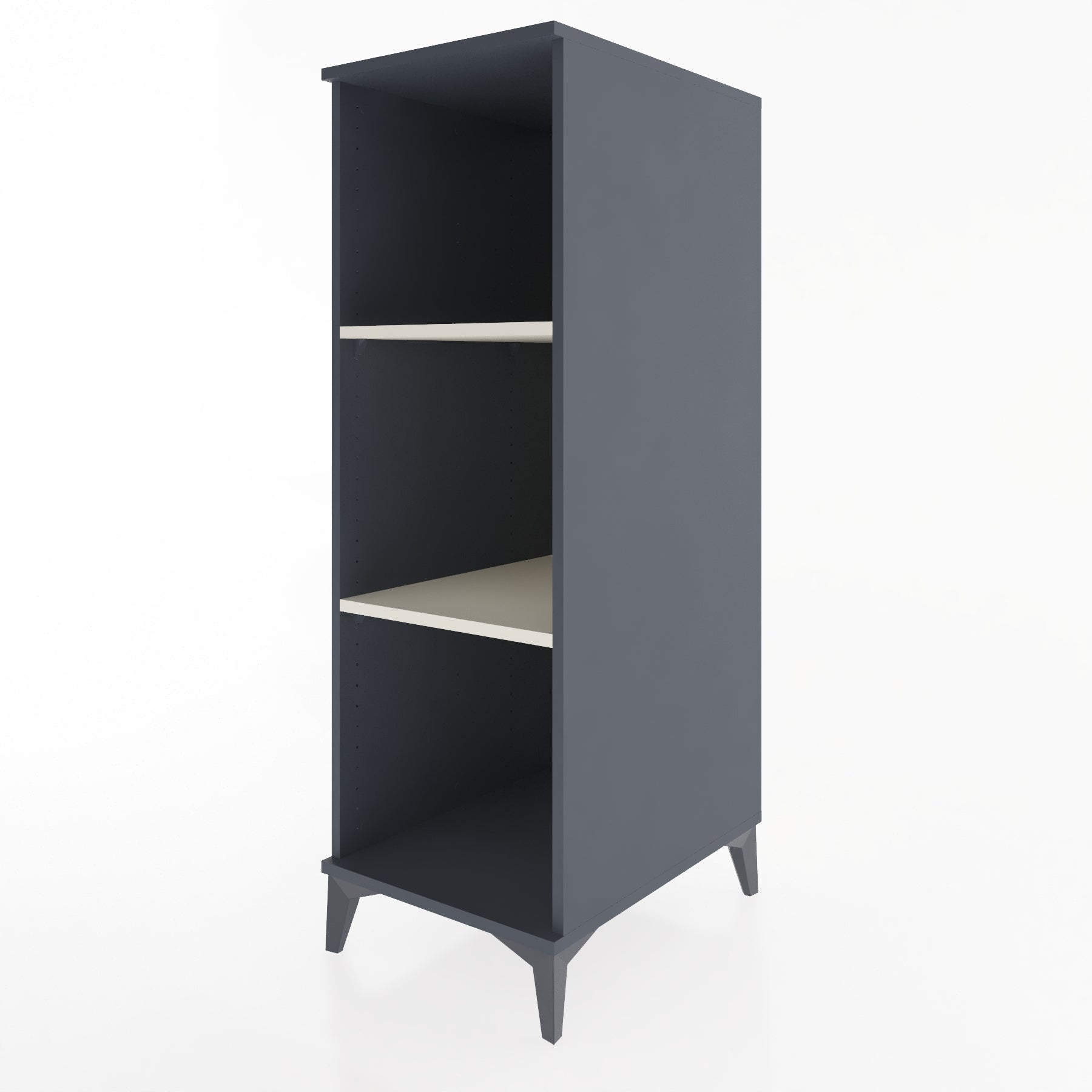 Woodntry Modular Cabinet Anthracite 44x59x122 cm with Shelves R67-2