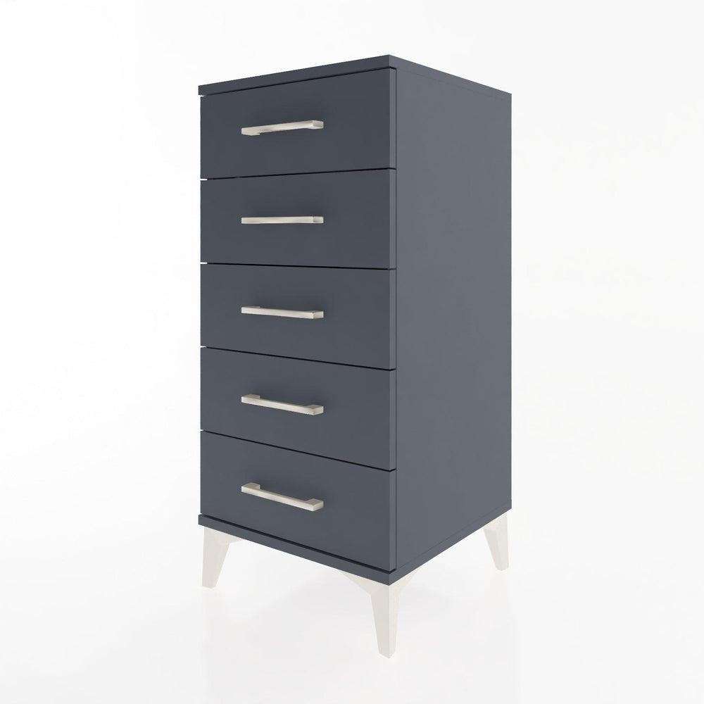 Woodntry Modular Nightstand Anthracite 44x44x84 cm Drawer C17-2