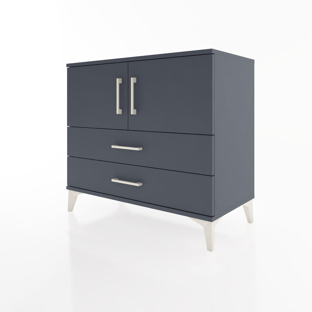Woodntry Modular Dresser Anthracite 88x44x68 cm with Cover and Drawer KC17-2