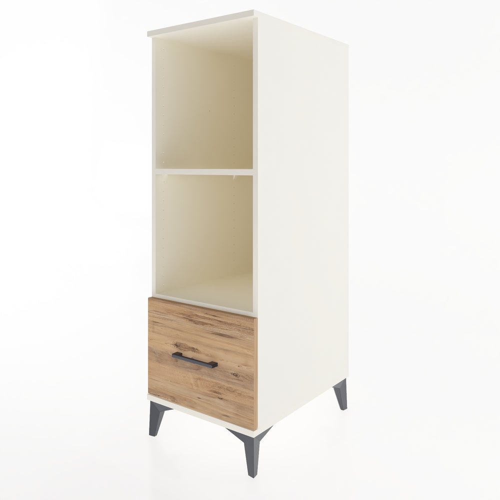 Woodntry Modular Cabinet Moonstone 44x59x122 cm with Drawers and Shelves CR68-1