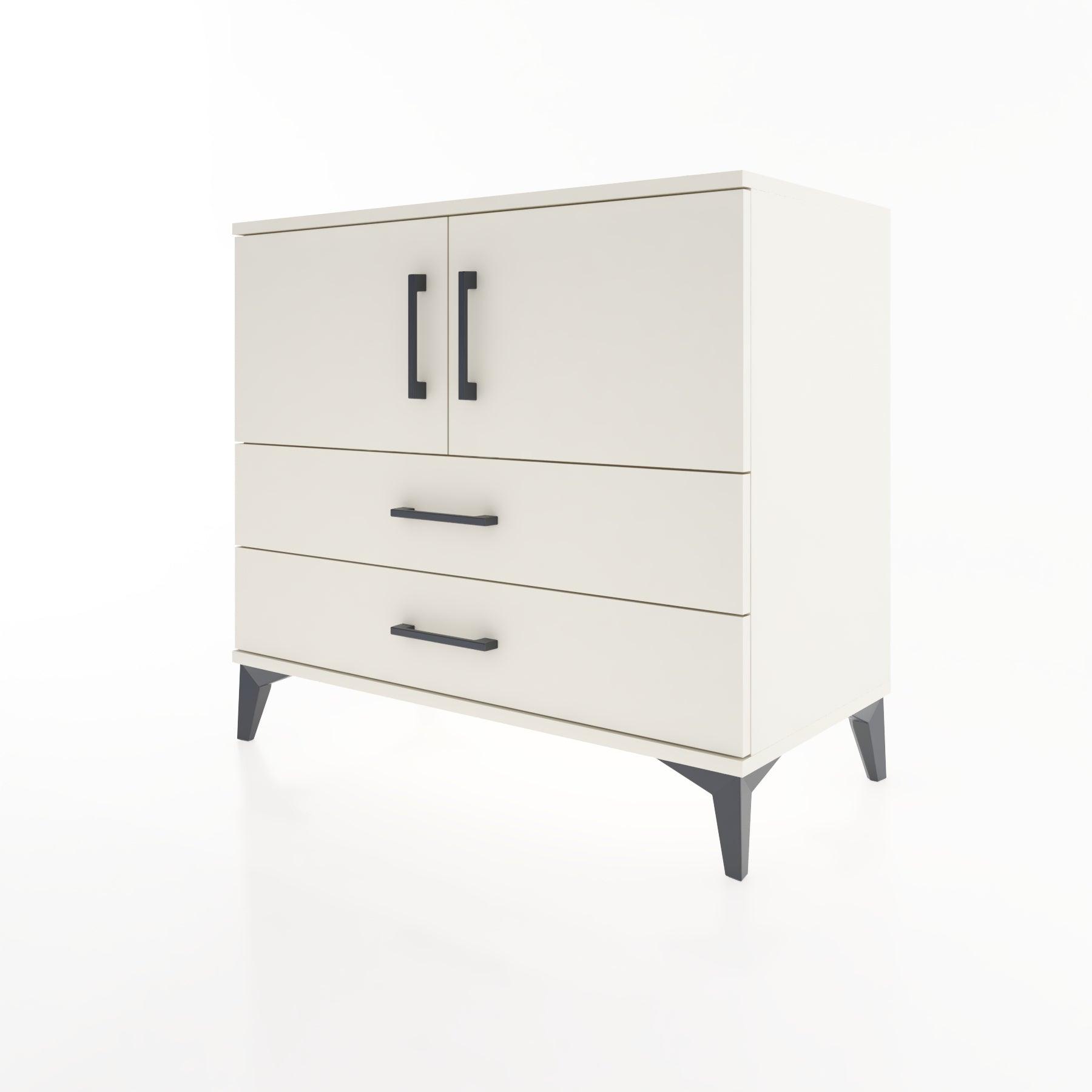 Woodntry Modüler Şifonyer Aytaşı 88x44x68 cm Kapaklı ve Çekmeceli KC18-1