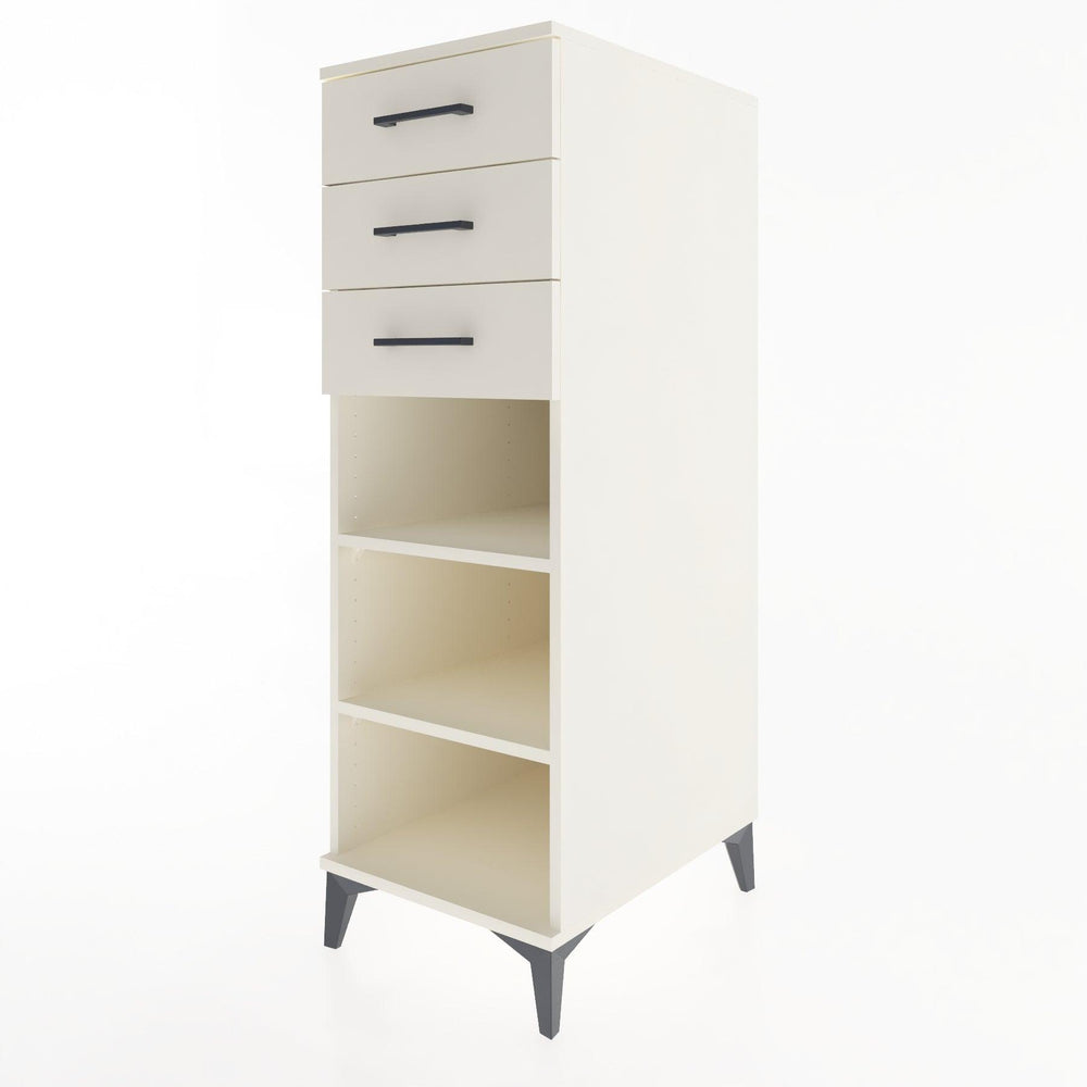 Woodntry Modüler Dolap Aytaşı 44x30x122 cm Çekmeceli ve Raflı CR118-1