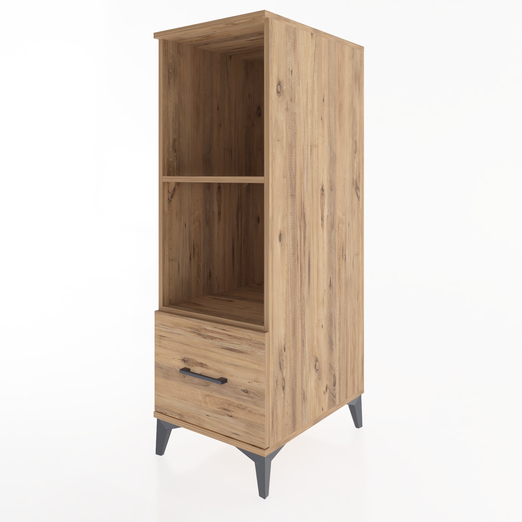 Woodntry Modular Cabinet Pine 44x59x122 cm with Drawers and Shelves CR68-3