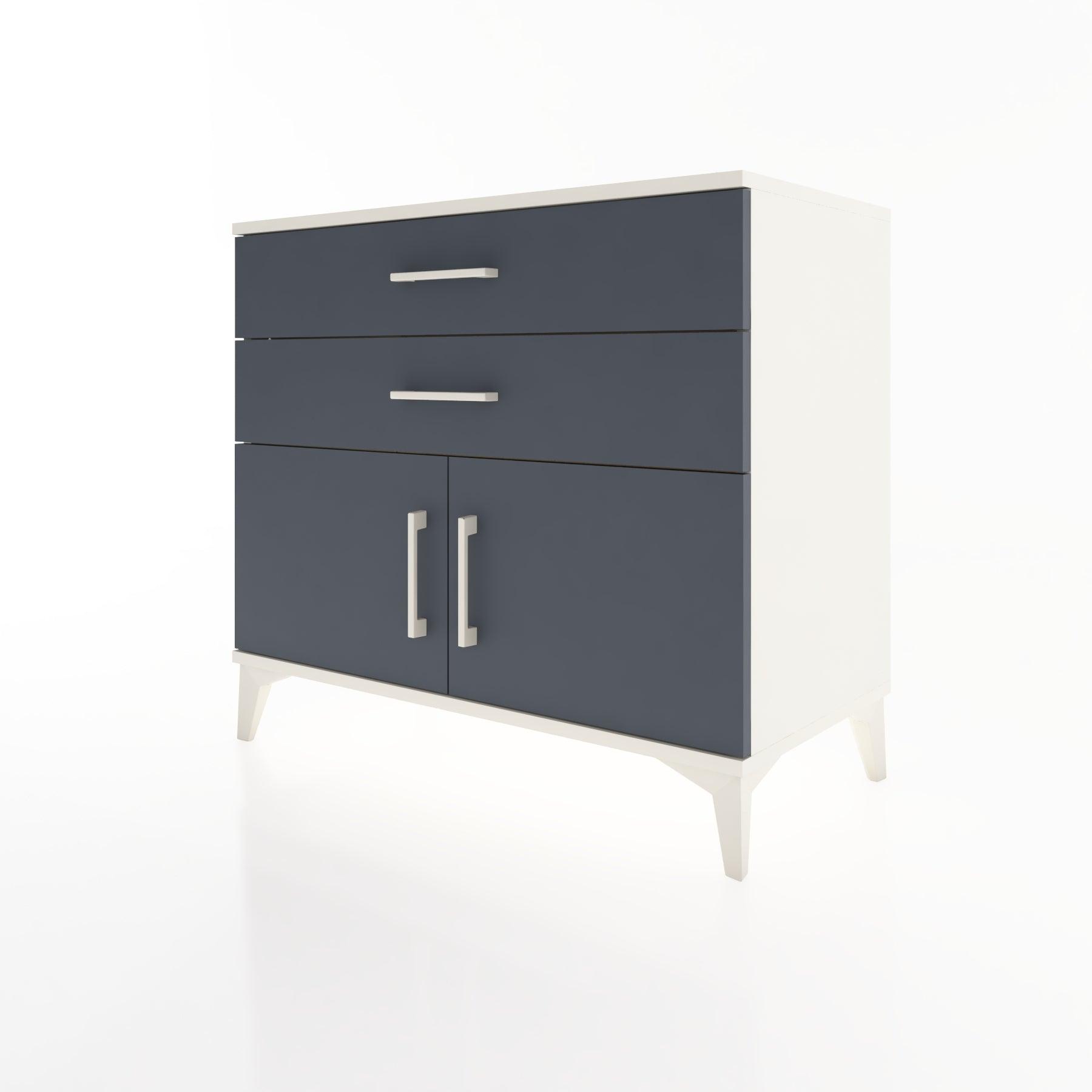 Woodntry Modüler Şifonyer Aytaşı 88x44x68 cm Kapaklı ve Çekmeceli KC19-1