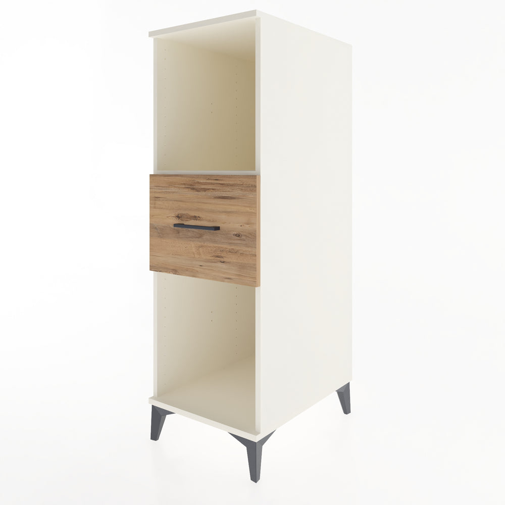 Woodntry Modular Cabinet Moonstone 44x59x122 cm with Drawers and Shelves CR69-1