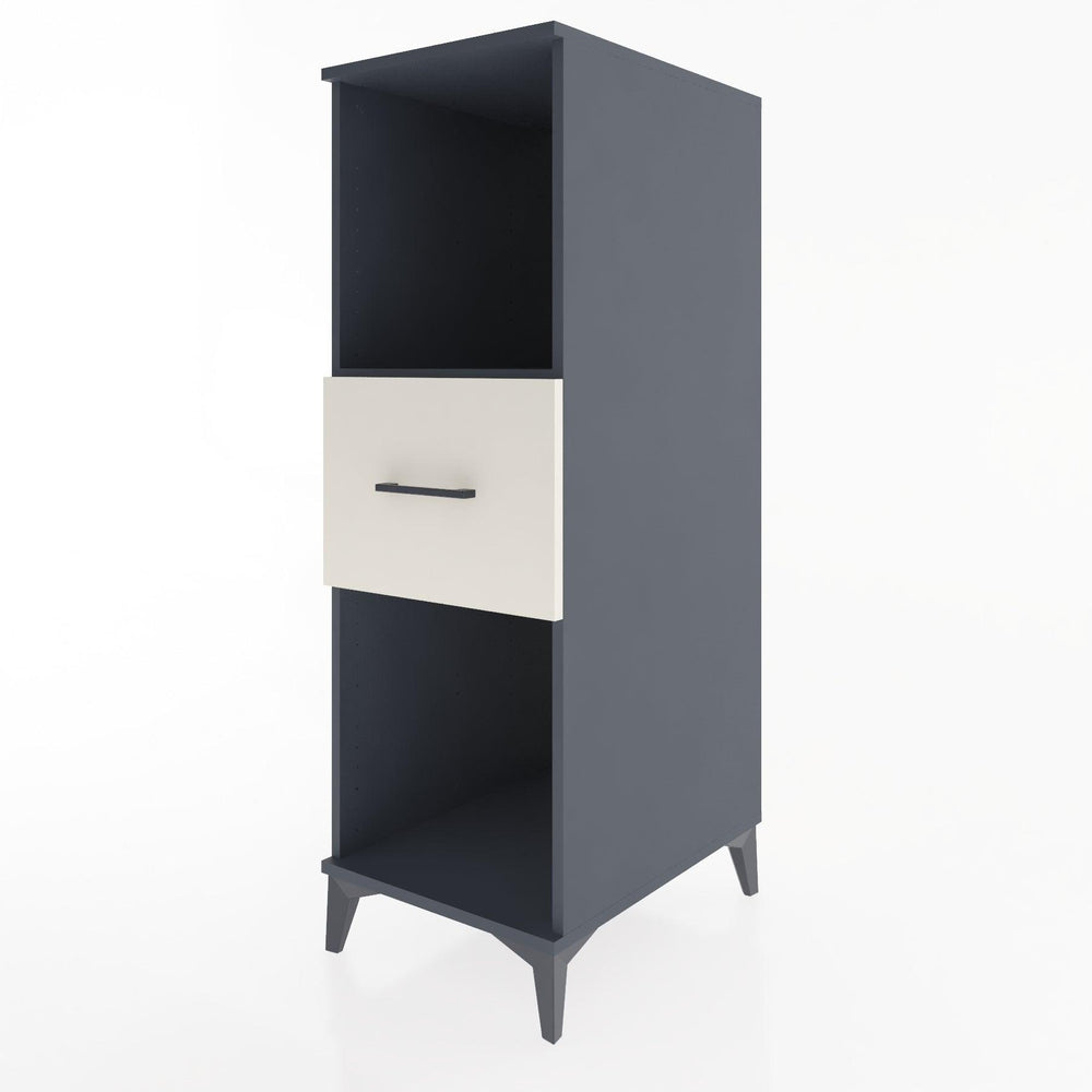 Woodntry Modular Cabinet Anthracite 44x30x122 cm with Drawers and Shelves CR69-2