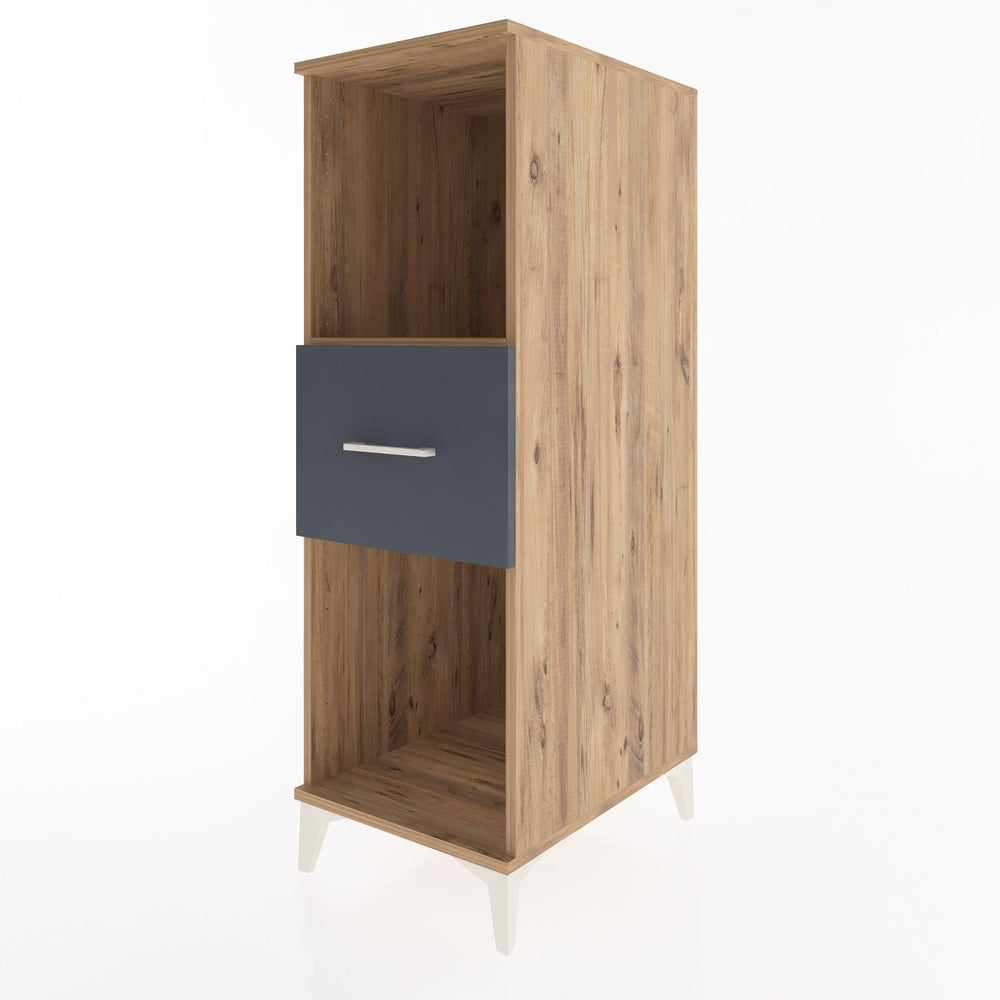 Woodntry Modular Cabinet Pine 44x30x122 cm with Drawers and Shelves CR69-3