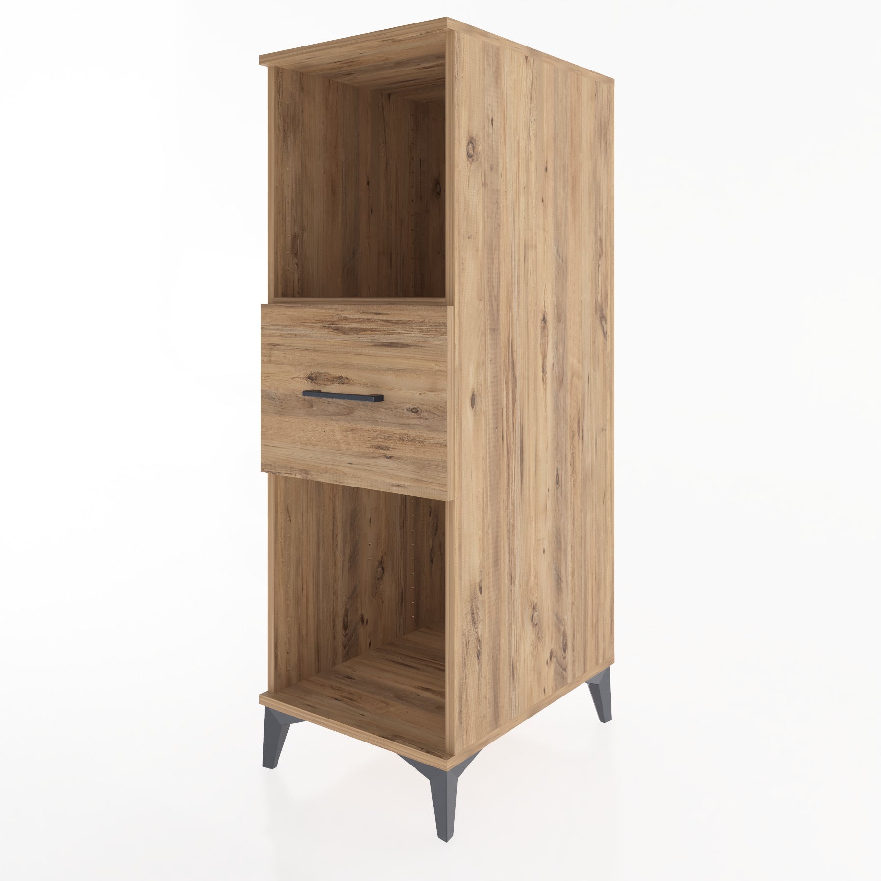 Woodntry Modular Cabinet Pine 44x59x122 cm with Drawers and Shelves CR69-3