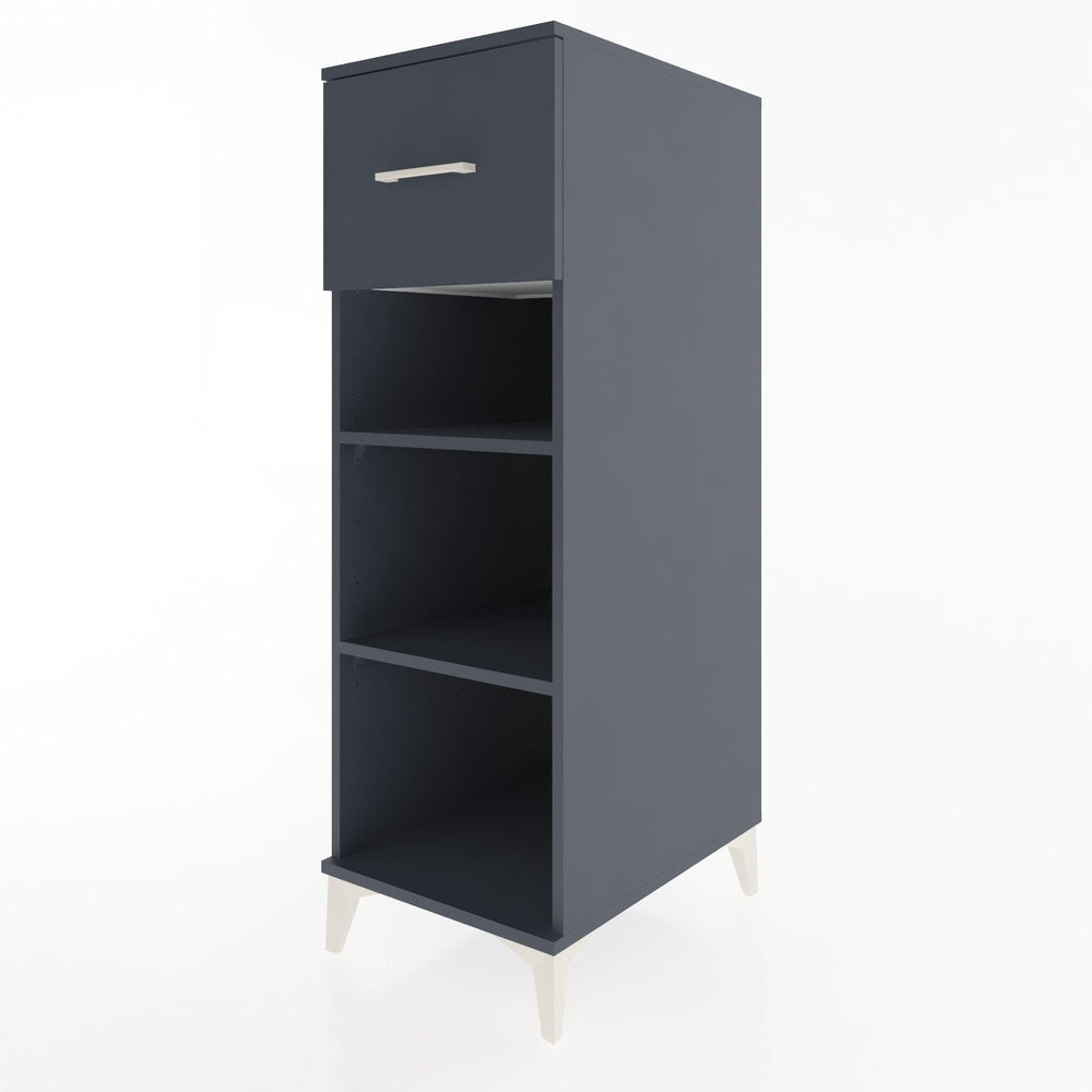 Woodntry Modular Cabinet Anthracite 44x30x122 cm with Drawers and Shelves CR70-2