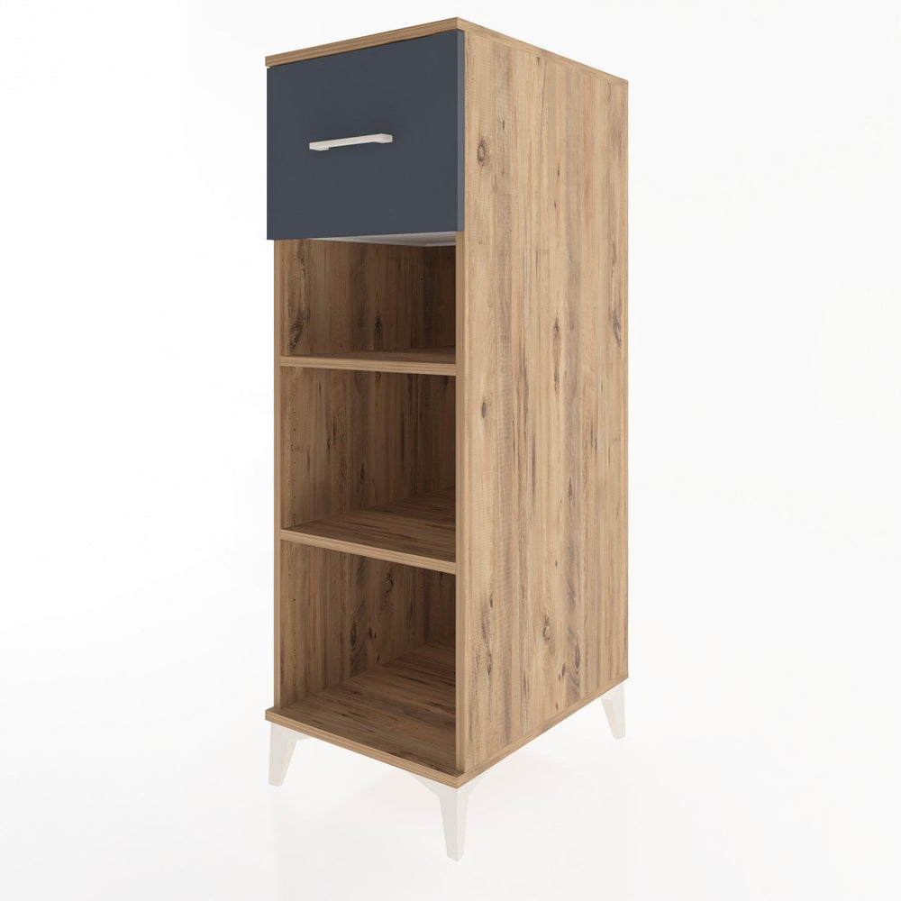 Woodntry Modular Cabinet Pine 44x30x122 cm with Drawers and Shelves CR70-3