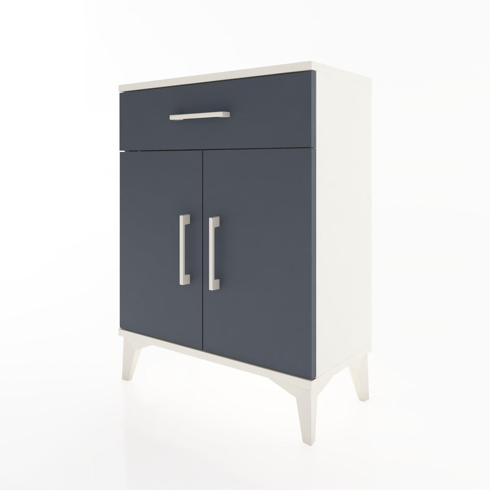Woodntry Modular Nightstand Moonstone 60x30x68 cm with Cover and Drawer KC21-1