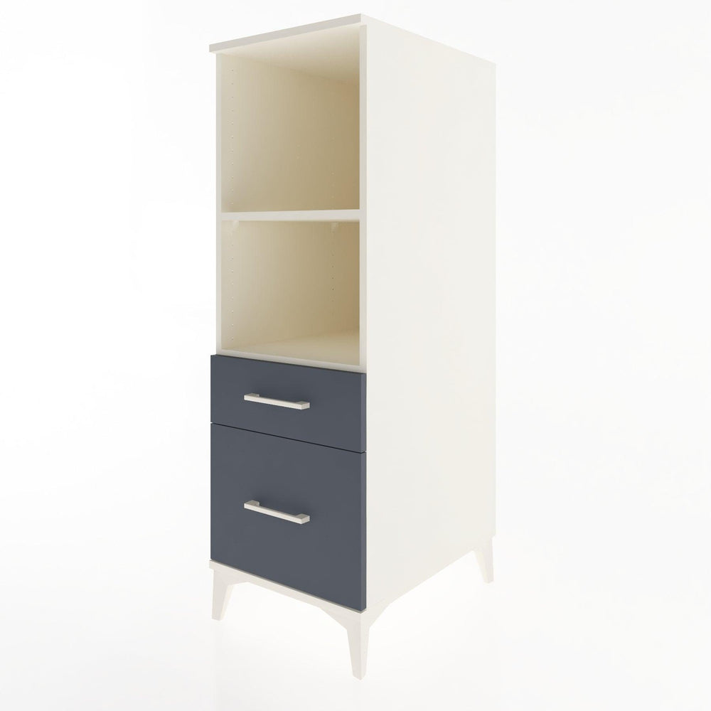 Woodntry Modular Cabinet Moonstone 44x30x122 cm with Drawers and Shelves CR71-1