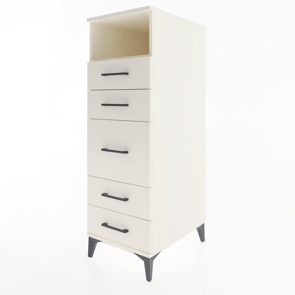 Woodntry Modüler Dolap Aytaşı 44x30x122 cm Çekmeceli ve Raflı CR21-1