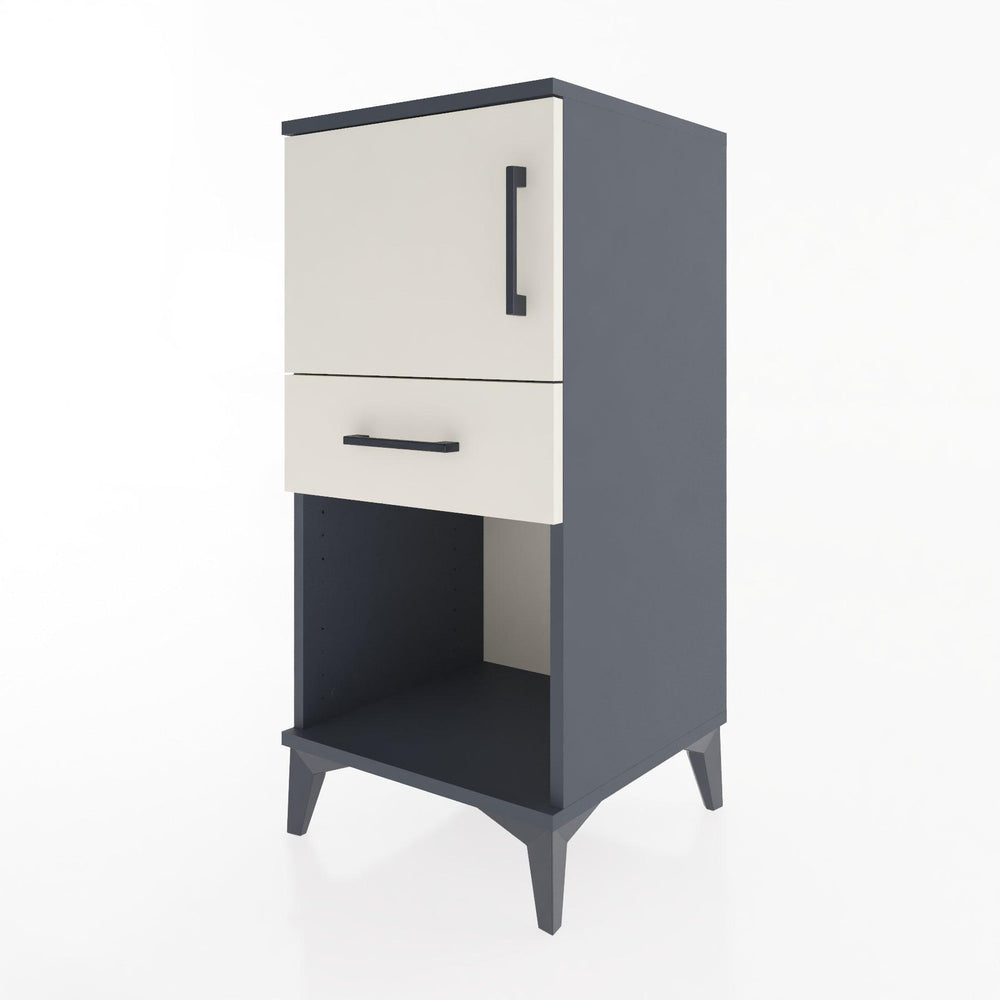 Woodntry Modular Nightstand Anthracite 44x44x84 cm Functional F43-2