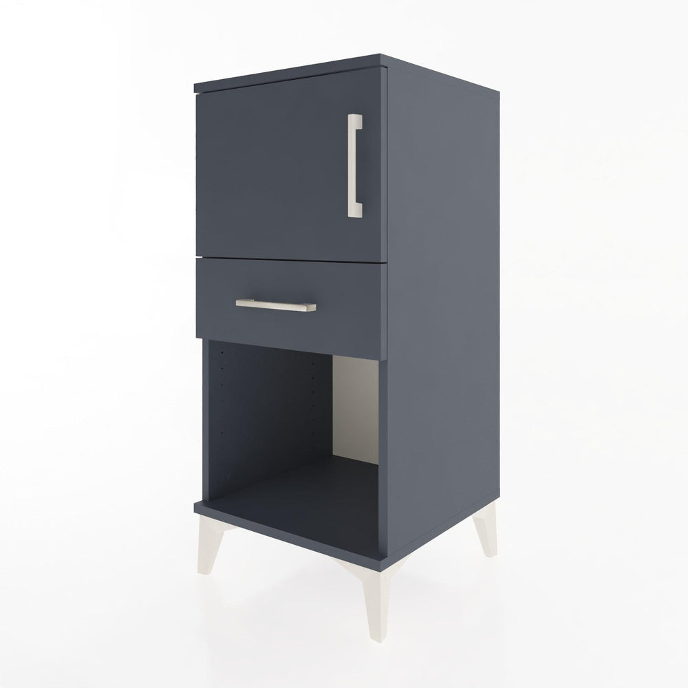 Woodntry Modular Nightstand Anthracite 44x44x84 cm Functional F43-2