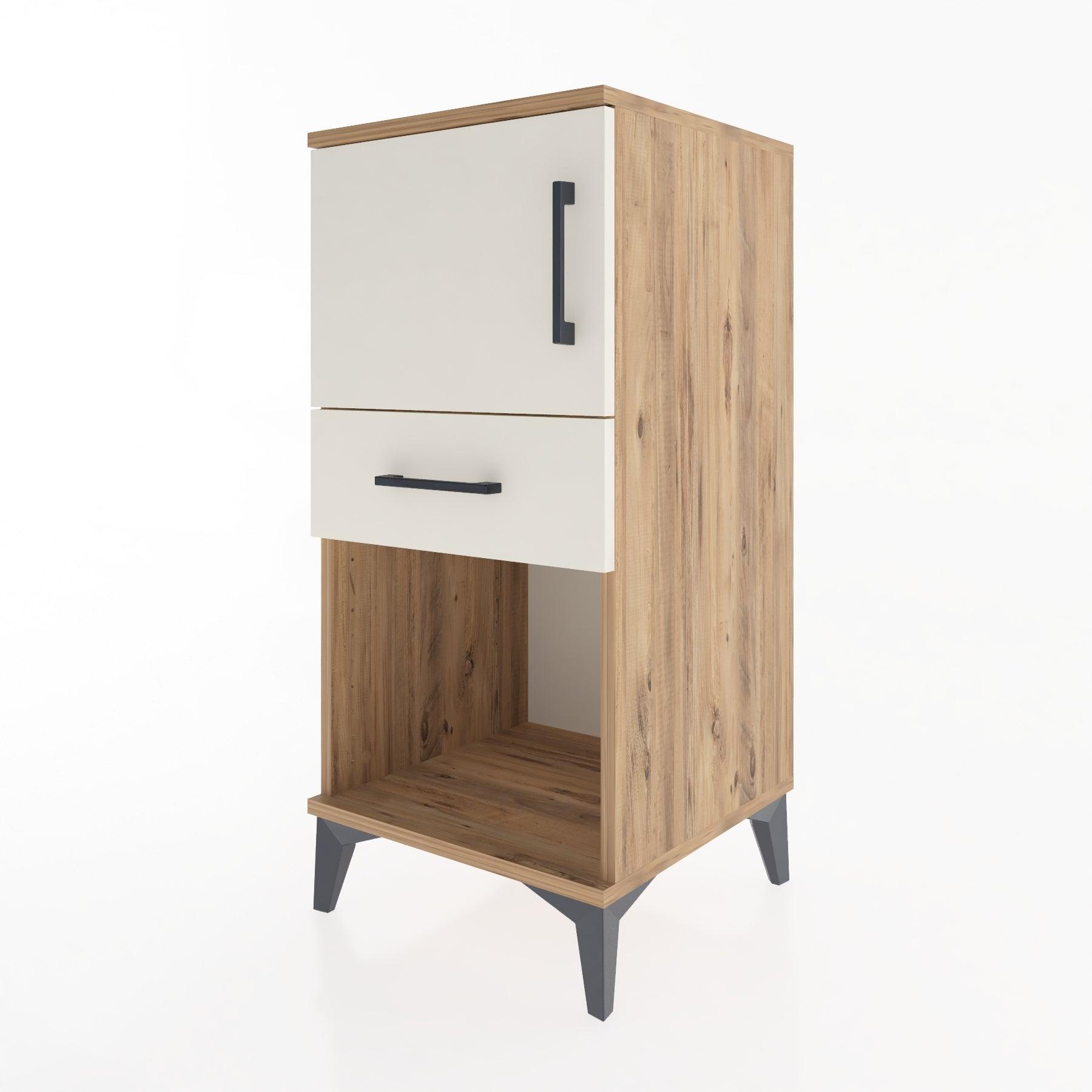 Woodntry Modular Nightstand Pine 44x44x84 cm Functional F43-3