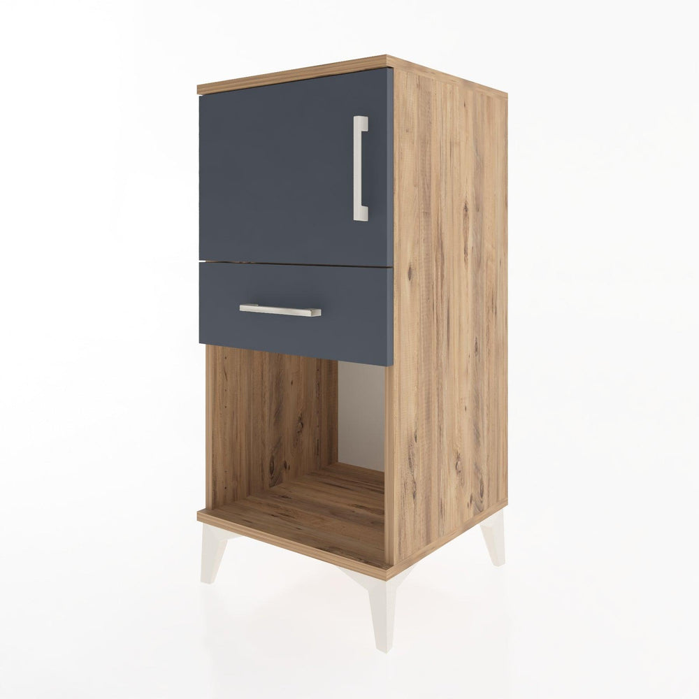 Woodntry Modüler Komodin Çam 44x44x84 cm Fonksiyonel F43-3