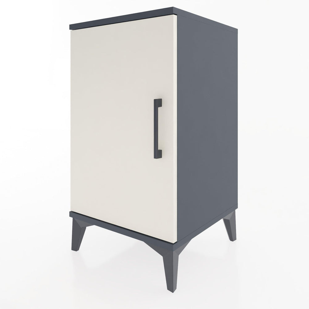 Woodntry Modular Nightstand Anthracite 44x44x68 cm with Lid K22-2