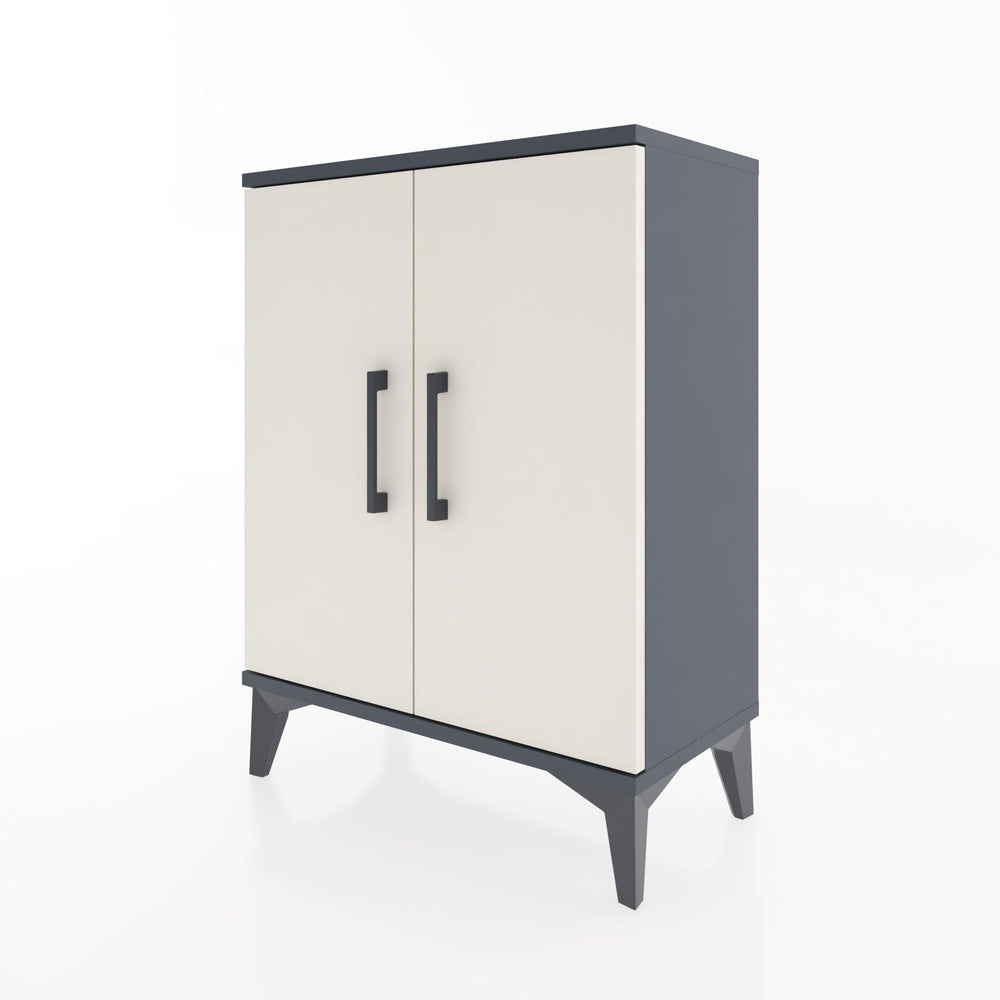 Woodntry Modular Nightstand Anthracite 60x30x68 cm with Lid K22-2