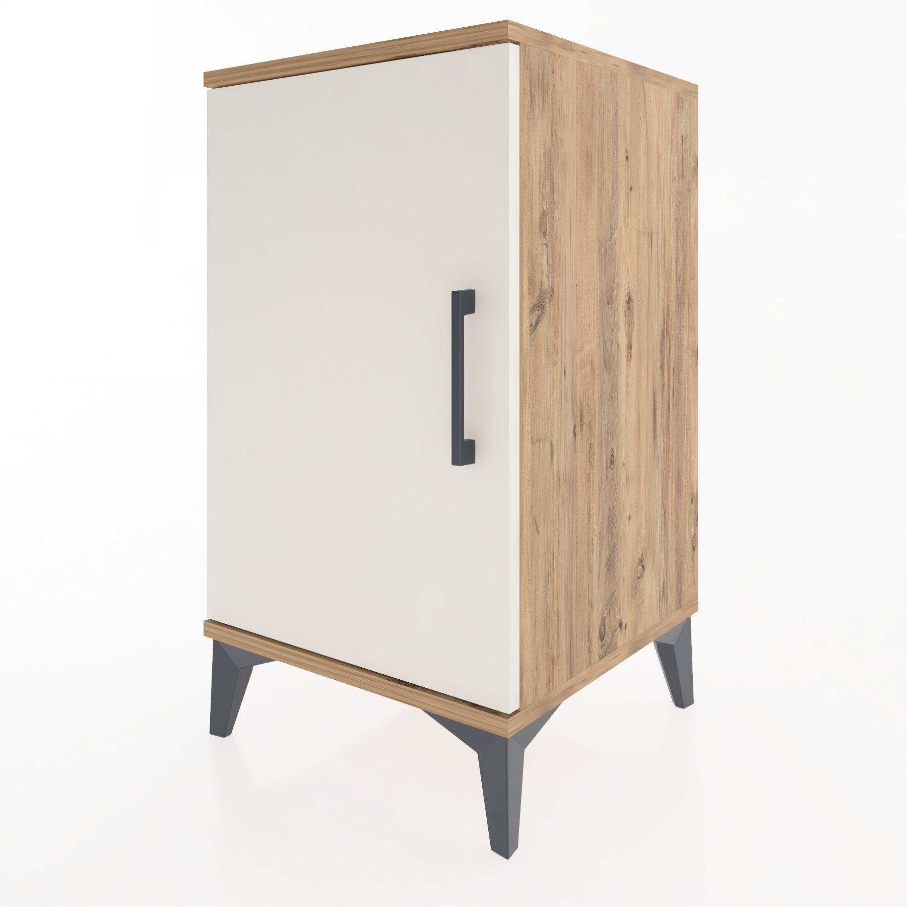 Woodntry Modular Nightstand Pine 44x44x68 cm With Cover K22-3