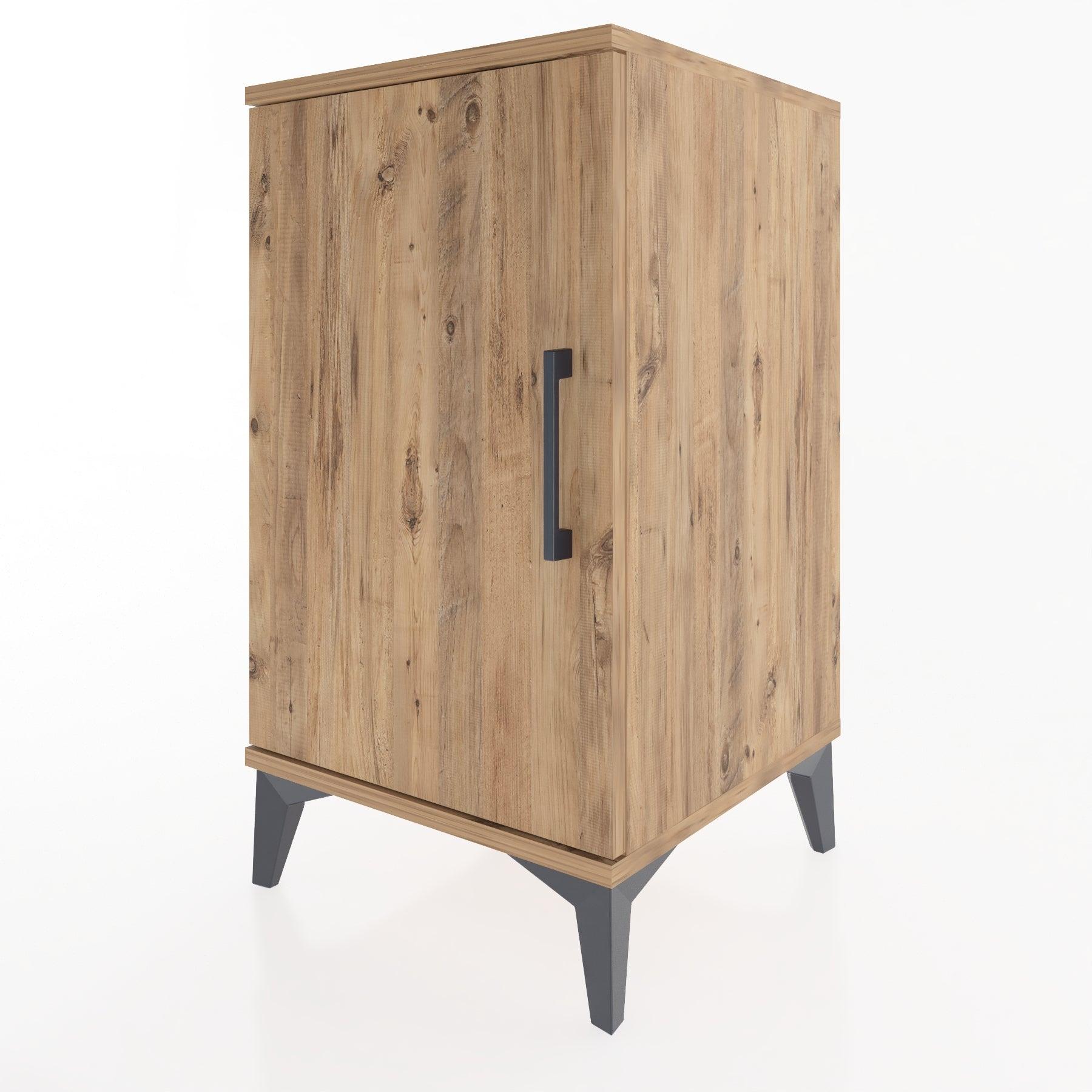 Woodntry Modular Nightstand Pine 44x44x68 cm With Cover K22-3