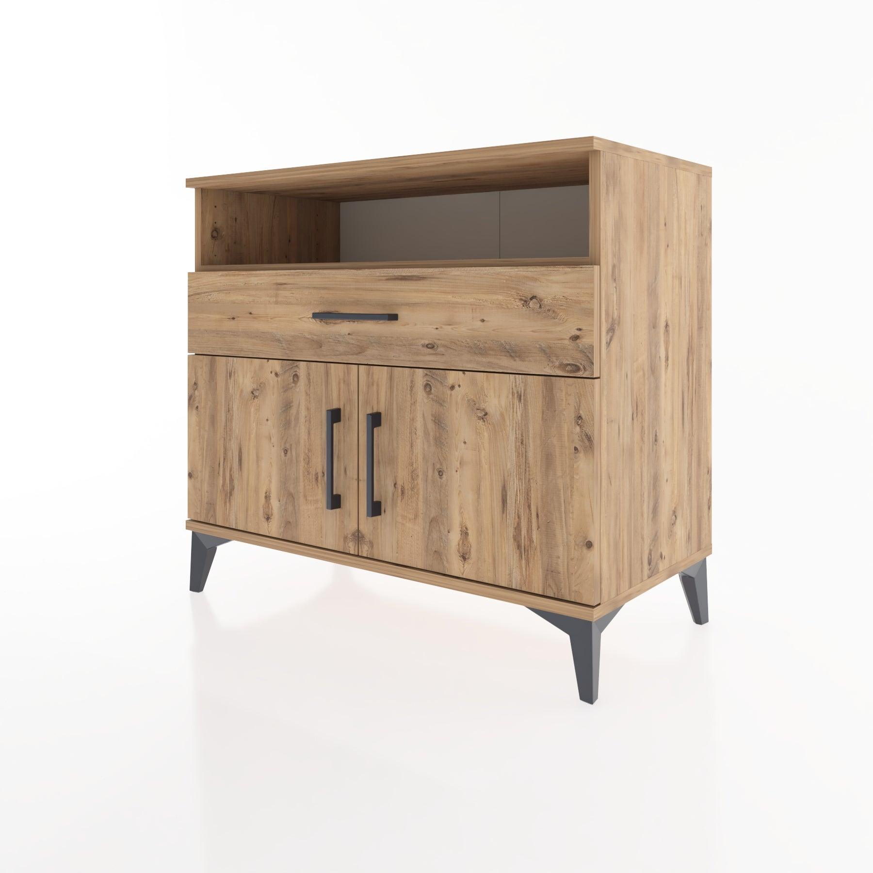 Woodntry Modüler Şifonyer Çam 88x44x68 cm Fonksiyonel F22-3
