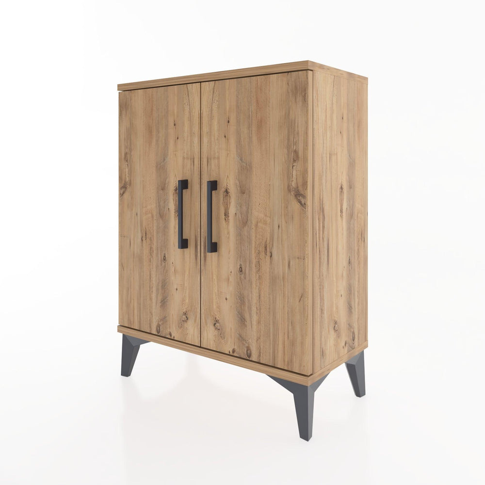 Woodntry Modular Nightstand Pine 60x30x68 cm With Cover K22-3